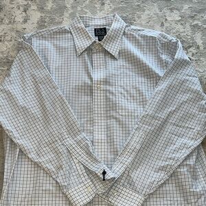 Men's JoS A. Bank Blue/Gray Shirt